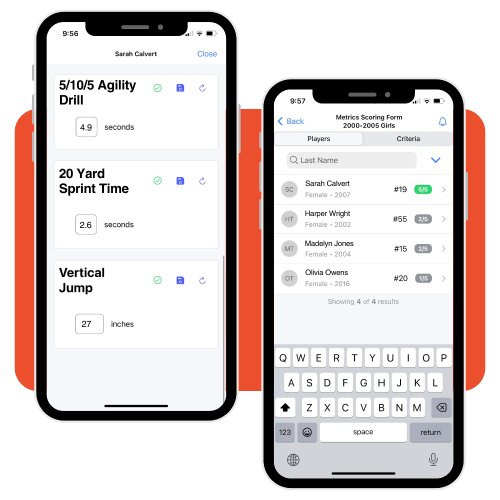 Player Measurables - Volleyball